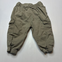 Load image into Gallery viewer, Boys Baby Berry, khaki cotton cargo pants, elasticated, EUC, size 0,  