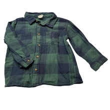 Load image into Gallery viewer, Boys H&amp;M, flannel cotton long sleeve shirt, wash fade, FUC, size 1,  