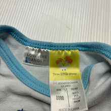 Load image into Gallery viewer, Boys The Little Sheep, cotton bodysuit / romper, submarine, FUC, size 0000,  