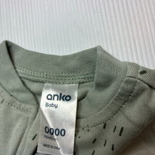 Load image into Gallery viewer, Unisex Anko, soft cotton zip coverall / romper, EUC, size 0000,  