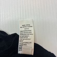 Load image into Gallery viewer, Unisex KID, black cotton long sleeve tee / top, EUC, size 1,  