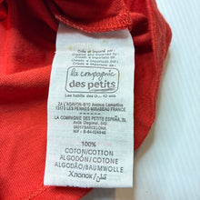 Load image into Gallery viewer, Boys La Compagnie Des Petits, cotton long sleeve tee / top, tiger, NEW, size 1-2,  