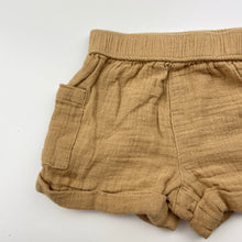 Load image into Gallery viewer, Unisex Target, crinkle cotton shorts, elasticated, GUC, size 000,  