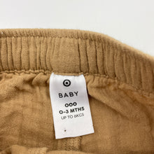 Load image into Gallery viewer, Unisex Target, crinkle cotton shorts, elasticated, GUC, size 000,  