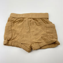 Load image into Gallery viewer, Unisex Target, crinkle cotton shorts, elasticated, GUC, size 000,  