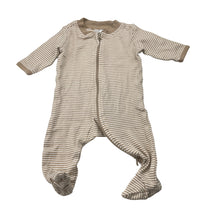 Load image into Gallery viewer, Unisex Anko, soft cotton zip coverall / romper, EUC, size 0000,  