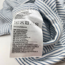 Load image into Gallery viewer, Unisex H&amp;M, organic cotton bodysuit / romper, EUC, size 0000,  