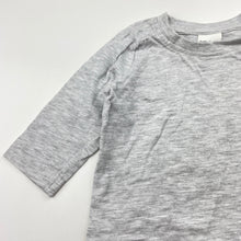 Load image into Gallery viewer, Unisex Baby Berry, grey marle long sleeve tee / top, GUC, size 000,  