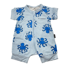 Load image into Gallery viewer, Unisex Bonds, zip wondersuit / zippy / romper, octopus, EUC, size 0000,  