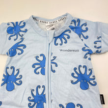Load image into Gallery viewer, Unisex Bonds, zip wondersuit / zippy / romper, octopus, EUC, size 0000,  