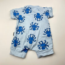 Load image into Gallery viewer, Unisex Bonds, zip wondersuit / zippy / romper, octopus, EUC, size 0000,  