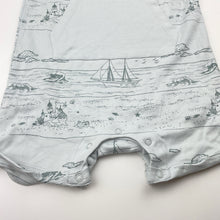 Load image into Gallery viewer, Unisex Aster &amp; Oak, soft feel organic cotton overalls / romper, EUC, size 1,  