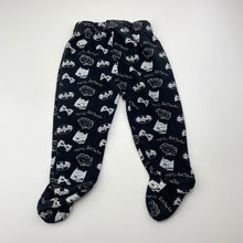 Load image into Gallery viewer, Boys DC Comics, Batman cotton footed leggings / bottoms, GUC, size 0,  