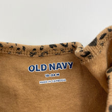 Load image into Gallery viewer, Girls Old Navy, leopard print cotton bodysuit / romper, FUC, size 2,  