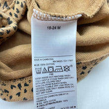 Load image into Gallery viewer, Girls Old Navy, leopard print cotton bodysuit / romper, FUC, size 2,  