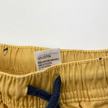 Load image into Gallery viewer, Boys Anko, yellow cotton shorts, elasticated, GUC, size 2,  