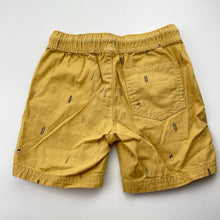 Load image into Gallery viewer, Boys Anko, yellow cotton shorts, elasticated, GUC, size 2,  
