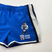 Load image into Gallery viewer, Boys NRL Supporter, Canterbury Bulldogs shorts, elasticated, GUC, size 0,  