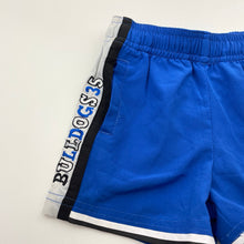 Load image into Gallery viewer, Boys NRL Supporter, Canterbury Bulldogs shorts, elasticated, GUC, size 0,  