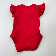 Load image into Gallery viewer, Girls Baby Berry, cotton Christmas bodysuit / romper, EUC, size 0000,  