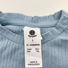 Load image into Gallery viewer, Unisex Dymples, ribbed stretchy tee / top, GUC, size 1,  