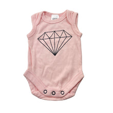 Load image into Gallery viewer, Girls Baby Berry, pink cotton singletsuit romper, EUC, size 0000,  