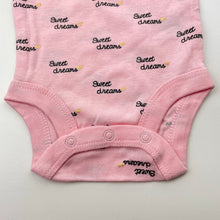 Load image into Gallery viewer, Girls BABIES R US, pink cotton bodysuit / romper, EUC, size 00000,  