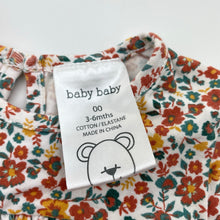 Load image into Gallery viewer, Girls Baby Baby, floral casual long sleeve dress, EUC, size 00, L: 33cm
