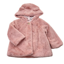 Load image into Gallery viewer, Girls Anko, lined faux fur jacket / coat, EUC, size 0,  
