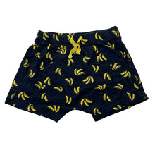 Load image into Gallery viewer, Unisex Target, navy cotton shorts, elasticated, bananas, EUC, size 1,  