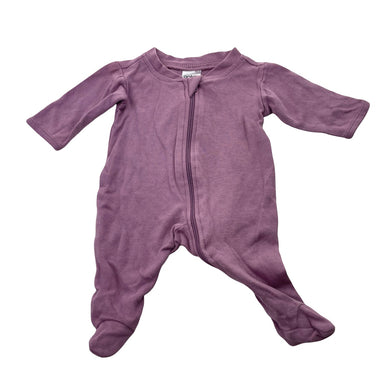 Unisex Anko, cotton zip coverall / romper, GUC, size 00000,  
