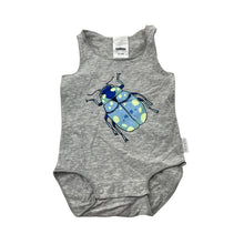 Load image into Gallery viewer, Unisex Bonds, stretchy singletsuit romper, beetle, EUC, size 0000,  