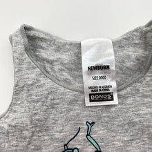 Load image into Gallery viewer, Unisex Bonds, stretchy singletsuit romper, beetle, EUC, size 0000,  