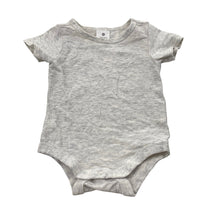 Load image into Gallery viewer, Unisex Target, organic cotton blend bodysuit / romper, GUC, size 000,  
