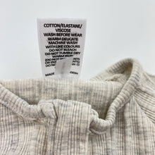 Load image into Gallery viewer, Unisex Target, ribbed organic cotton blend zip romper, EUC, size 000,  