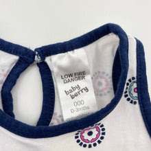 Load image into Gallery viewer, Girls Baby Berry, stretchy romper, FUC, size 000,  