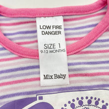 Load image into Gallery viewer, Girls Mix Baby, cotton bodysuit / romper, elephant, FUC, size 1,  