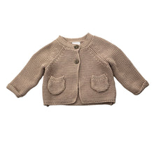 Load image into Gallery viewer, Girls Baby Berry, knitted cotton cardigan, EUC, size 0000,  