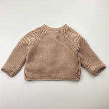 Load image into Gallery viewer, Girls Baby Berry, knitted cotton cardigan, EUC, size 0000,  