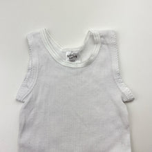 Load image into Gallery viewer, Unisex Baby Berry, ribbed cotton singlet top, EUC, size 0000,  