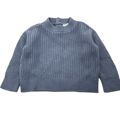 Unisex Baby Berry, chunky knit cotton sweater / jumper, GUC, size 2,  