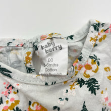 Load image into Gallery viewer, Girls Baby Berry, floral cotton long sleeve top, GUC, size 00,  