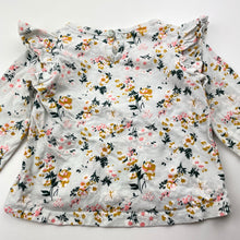 Load image into Gallery viewer, Girls Baby Berry, floral cotton long sleeve top, GUC, size 00,  