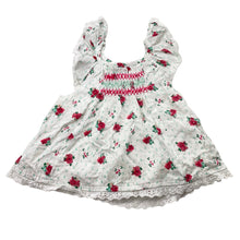 Load image into Gallery viewer, Girls Pumpkin Patch, lined floral cotton summer top, GUC, size 000,  