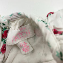 Load image into Gallery viewer, Girls Pumpkin Patch, lined floral cotton summer top, GUC, size 000,  