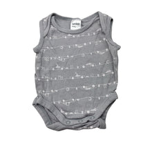 Load image into Gallery viewer, Unisex Anko, grey cotton singletsuit romper, GUC, size 0000,  