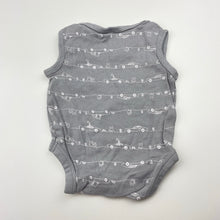 Load image into Gallery viewer, Unisex Anko, grey cotton singletsuit romper, GUC, size 0000,  