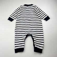 Load image into Gallery viewer, Unisex Dymples, knitted cotton romper, panda, EUC, size 00,  
