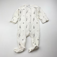 Load image into Gallery viewer, Unisex Target, stretchy organic cotton blend zip coverall / romper, EUC, size 0000,  