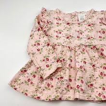 Load image into Gallery viewer, Girls LAURA ASHLEY, pink floral long sleeve top, EUC, size 12 months,  